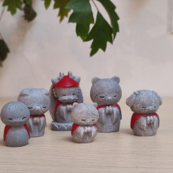 Gashapon Mini Statue Japonaise The Six Grandfathers