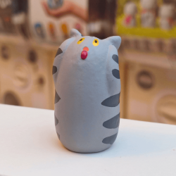 Gashapon Le Cri de Munch version Chat