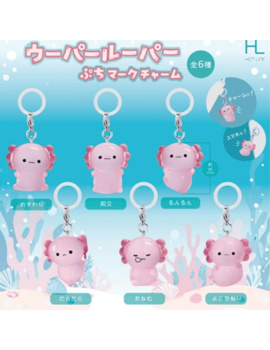 Gachapon Mini Axolotl Charm